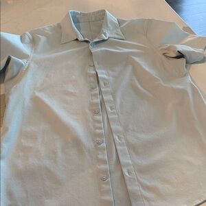 lululemon athletica Men's Light Blue Casual Shirt